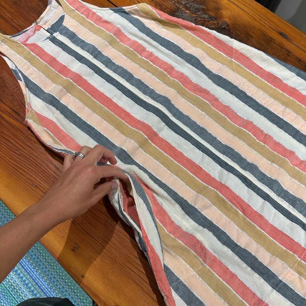 Handmade Sundress, Striped, Size Small - Picture 6 of 7